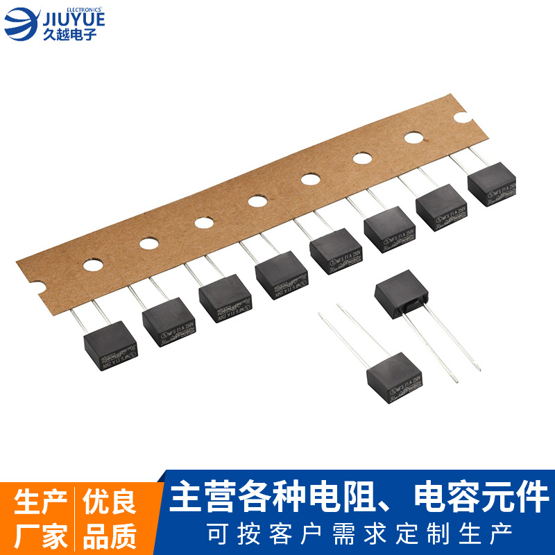 熱塑方形保險(xiǎn)絲1A 2A 5A 250V 230V 2.5A 300V電子產(chǎn)品塑封保險(xiǎn)絲定制廠家